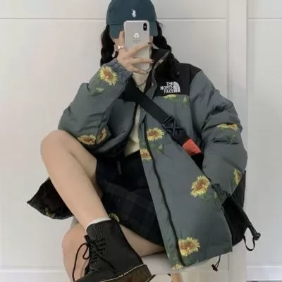 シュプリーム Supreme ダウンジャケット/綿入れ x TNF The North Face TNF