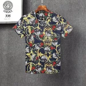 VERSACEコレクション ヴェルサーチ コピー Ｔシャツ サイズ感 カジュアル プリントデザイン2020年の夏のマスト メンズ トップス
