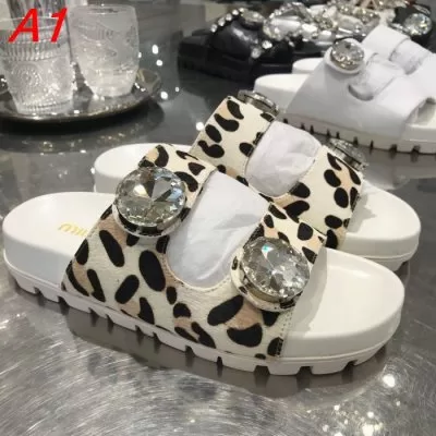 MIU MIU (ミュウミュウ) サンダル/ミュール オンライン限定商品 AT
