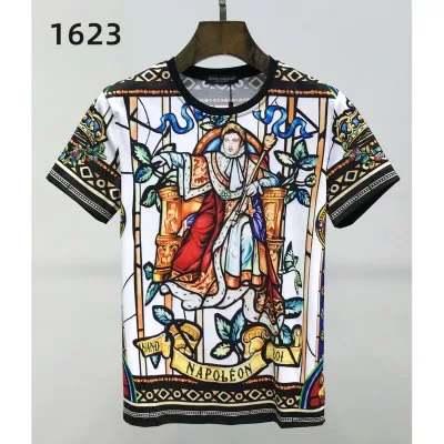 DOLCE&GABBANA ドルチェ&ガッバーナ 首胸ロゴ 2021SS 半袖Tシャツ M*L*XL*2XL*3XL