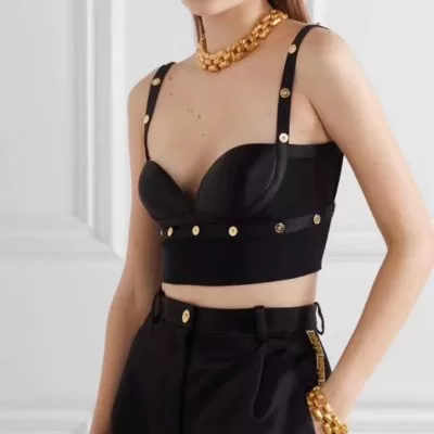 VERSACE ヴェルサーチ タンクトップチューブトップ/ 大特価