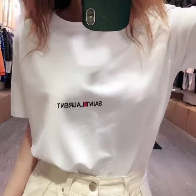 YSL イヴ サンローラン 半袖Tシャツ 最新商品即完売必至