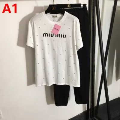 MIU MIU ミュウミュウ 半袖上下セット お洒落