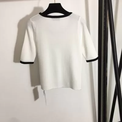 CHANEL シャネル 半袖Tシャツ 一味違うケーブル編みが魅力満点