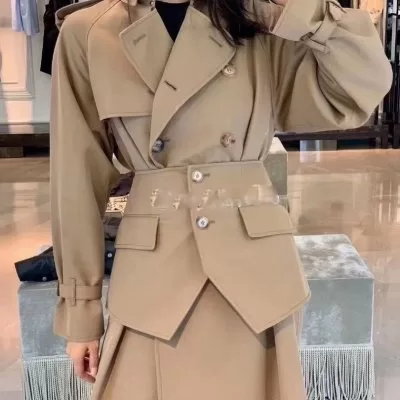 BURBERRY バーバリー ダスター コート上下セット 高級感溢れる