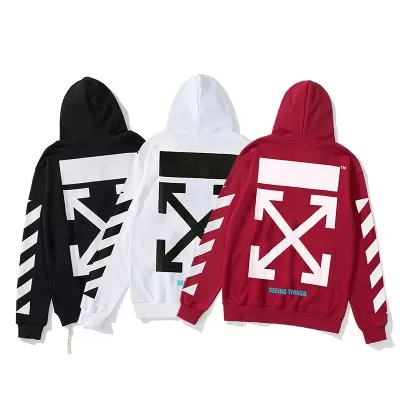 OFF-WHITE オフホワイト 顔を引き立つ パーカー M*L*XL*XXL