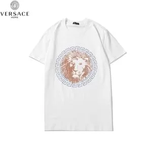 限定アイテム2020ヴェルサーチ Ｔシャツ コピーVERSACEコレクション メンズ トレンドコットンクルーネック白Ｔシャツ