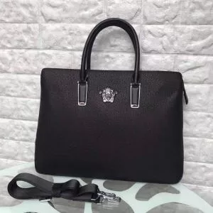 ヴェルサーチ 激安 メドゥーサ バッグ メンズ ファション ブリーフケース 使いやすい VERSACE 2020限定価格 通勤バッグ