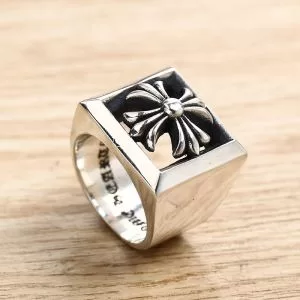 魅力的な今年らしい リング指輪 切りっぱなしデザイン クロムハーツCHROME HEARTS 大人のカジュアルスタイル