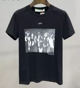 OffWhite この時期の一番人気は2色可選 オフホワイト シンプルなファッション 半袖Tシャツ