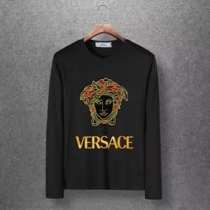 一番おしゃれ秋冬トレンド 最重要2020秋冬トレンド ヴェルサーチ VERSACE 長袖Tシャツ 4色可選