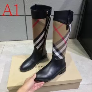 おしゃれさんはいち早く取り バーバリー2色可選 2020秋、イチオシ上品 BURBERRY レザーブーツ 新作アイテムが今年流