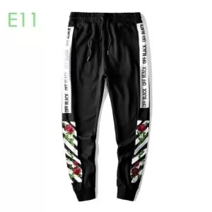 デザイン性に優れた 2色可選 OffWhite オフホワイト 2020春夏トレンド速報 スエットパンツ