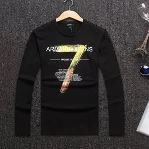 お得な価格で登場 アルマーニ ARMANI 日本未入荷3色可選 長袖Tシャツ大ヒット割引販売