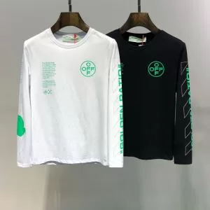 2020春夏人気トレンドアイテム OffWhite オフホワイト 長袖Tシャツ 2色可選 今流行りの最新コレクション