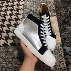 海外先行発売今季新作登場 クリスチャンルブタン Christian Louboutin スニーカー、靴 ハイトップシューズ