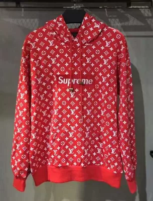 快適な状態をキープする17SS Supreme x LV シュプリーム SUPREME 速乾性に優れたパーカー