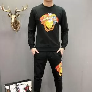 世界的に希少な2020秋冬新作 上下セット VERSACE ヴェルサーチ おしゃれでおすすめ今季トレンド